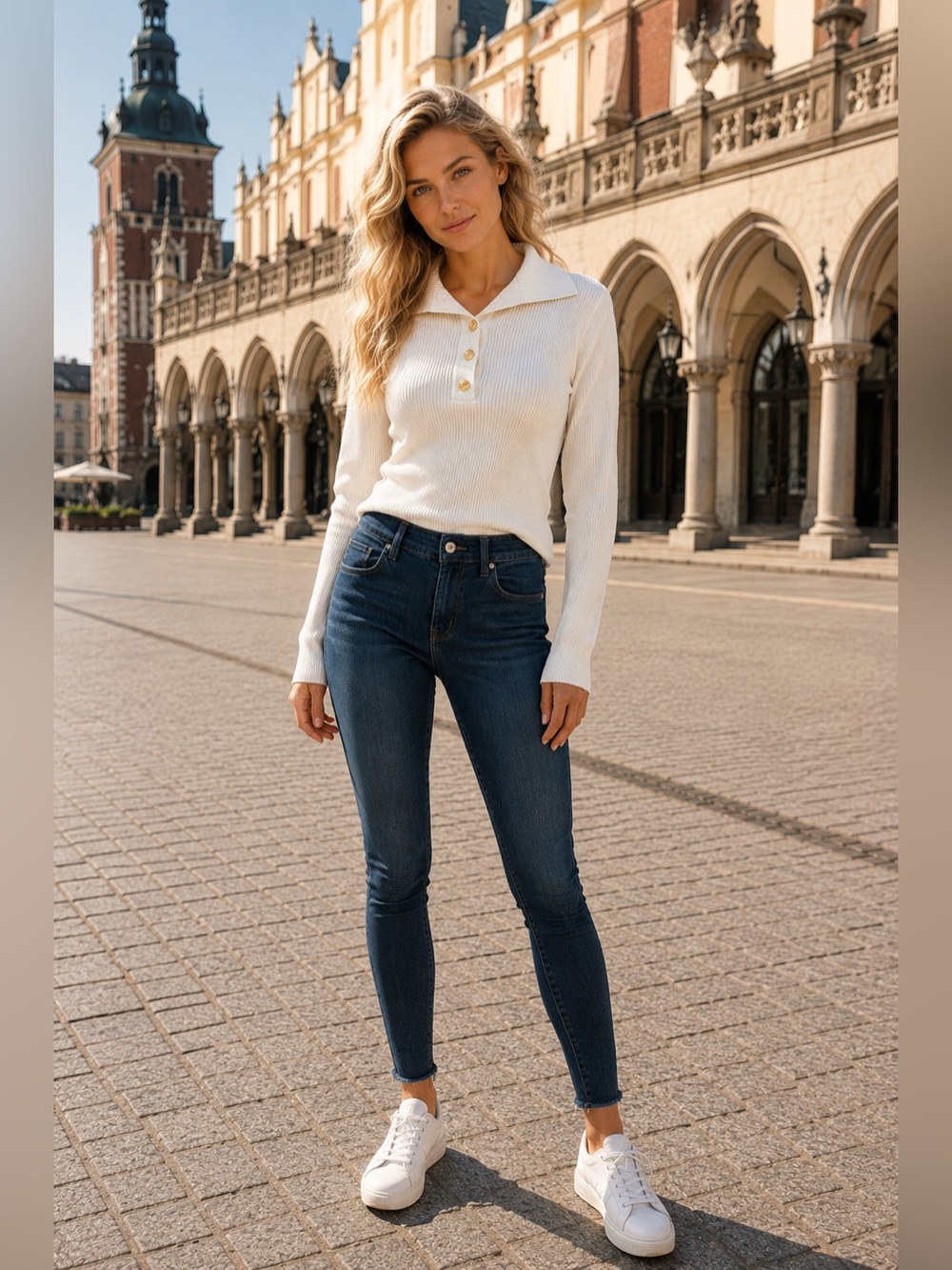 Pilcro and the Letterpress Dark Wash Skinny Jeans